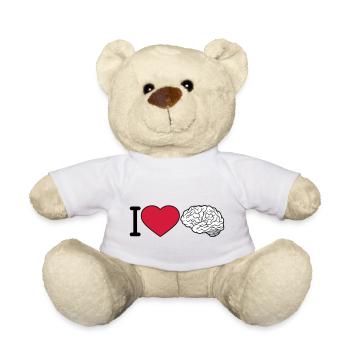 I Love Gehirn - Teddy - Weiß - Vorne