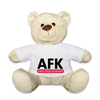 afk - Teddy Bear - white - Front