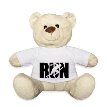 Run - Laufen, Läufer - Teddy - Weiß - Vorne