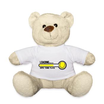 tennis loading super player - Nounours - blanc - Devant