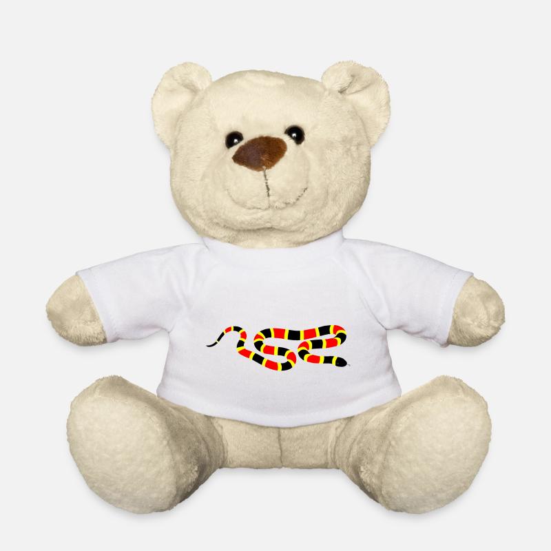 Schlange - Teddy - Weiß