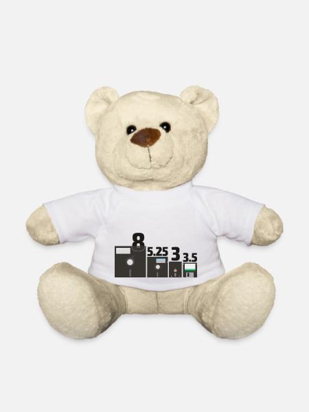 Set der Floppy Disks (3) - Teddy - Weiß