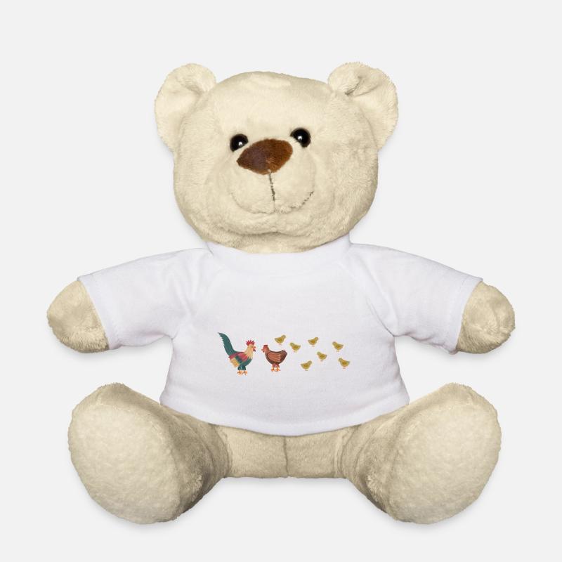 Hühnerstall - Teddy - Weiß
