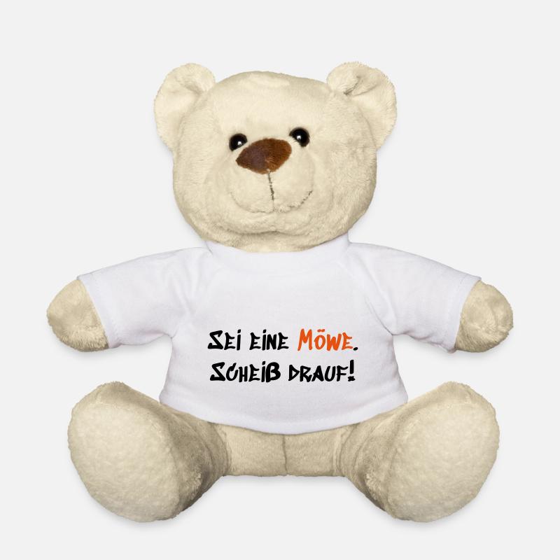 Sei eine Möwe - Teddy - Weiß