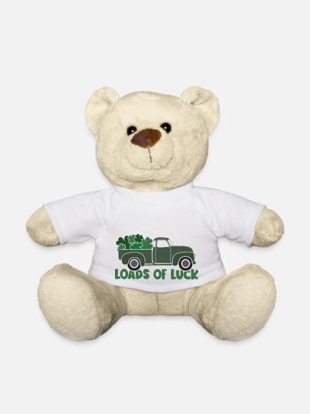 Viel Glück - Teddy - Weiß