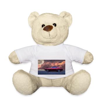 old American car - Teddy Bear - white - Front