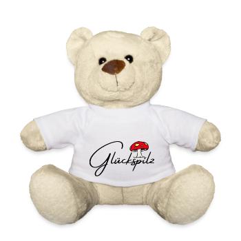 Glückspilz - Teddy - Weiß - Vorne