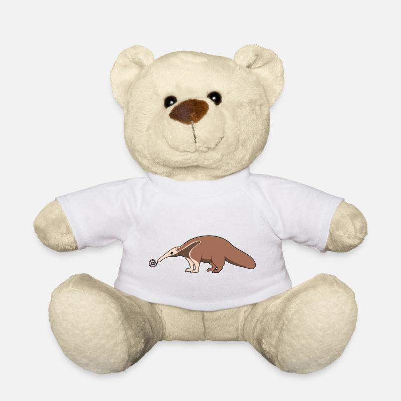 Ameisenbär - Teddy - Weiß