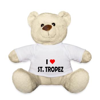 I love St. Tropez - France - Frankreich - Nounours - blanc - Devant