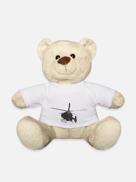 ec145t2 Hubschrauber Helikopter Helicopter Pilot - Teddy - Weiß