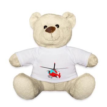 ec145t2 Helicopter Helicopter Helicopter Pilot - Teddy Bear - white - Front