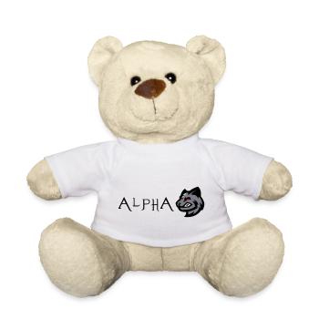 Wolf Wolf Alpha - Teddy Bear - white - Front