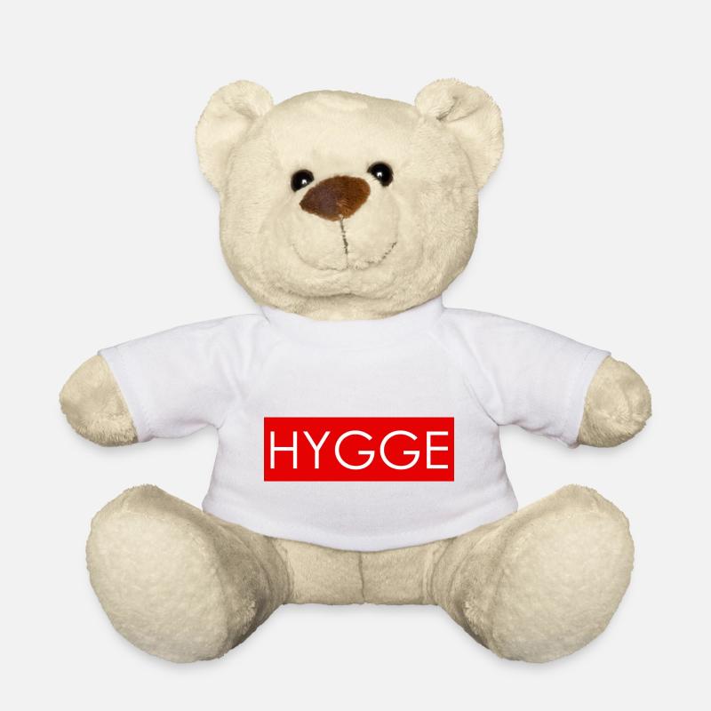 hygge rot - Teddy - Weiß