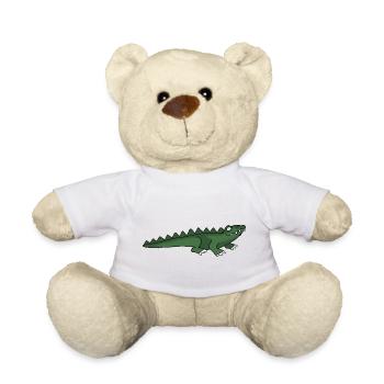 Crocodile - Nounours - blanc - Devant