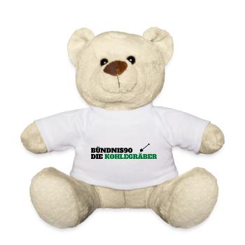 Witze Grüne Die Grünen Habeck Baerbock Kohle Atom - Teddy - Weiß - Vorne