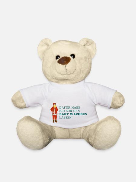 Weihnachtsmann Design - Teddy - Weiß