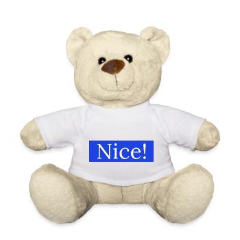 Nice! - Teddy Bear - white - Front