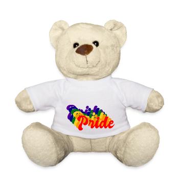 Stolz LGBT Retro - Teddy - Weiß - Vorne
