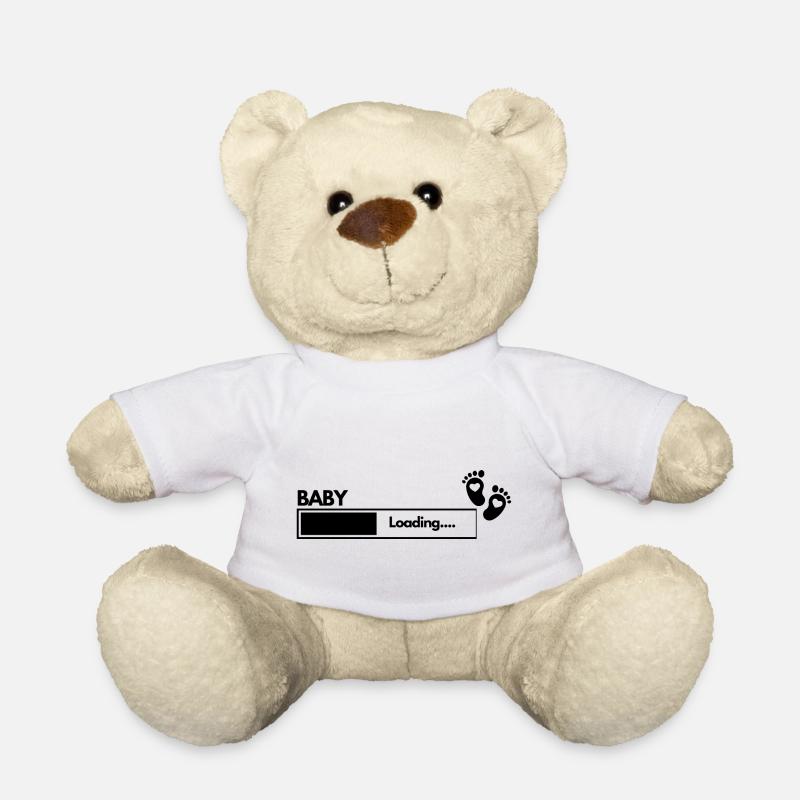 Witziger Spruch Baby Loading - Teddy - Weiß