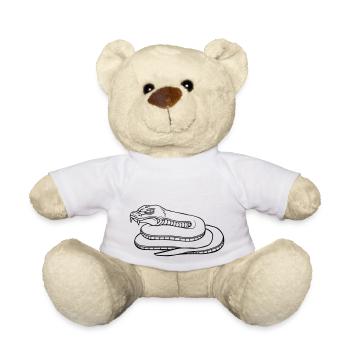 Dangereux design de serpent maléfique - Nounours - blanc - Devant