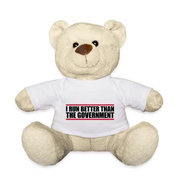 run better than government - Teddy - Weiß - Vorne