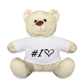 Entwurf1 Herzen dick - Teddy - Weiß - Vorne