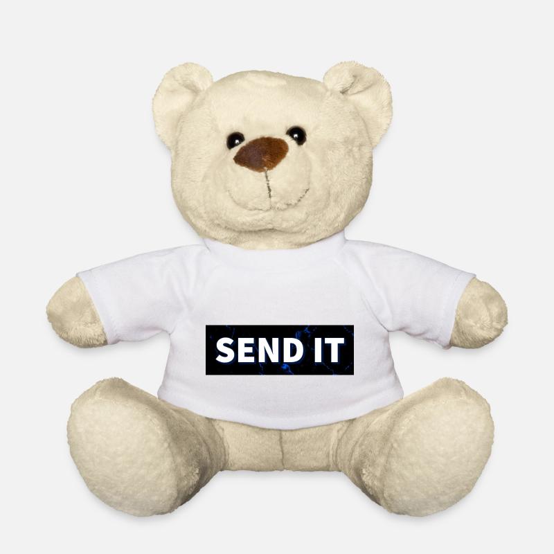SEND IT Boxlogo - Teddy - Weiß