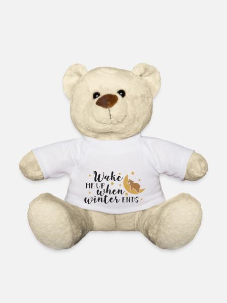 Wake me up when... - Teddy Bear - white