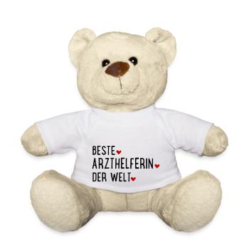 Arzthelferin - Teddy - Weiß - Vorne