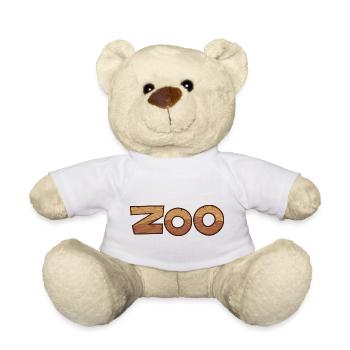 Safari Zoo Animal Safari Zoo - Teddy Bear - white - Front