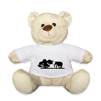 Safari Zoo Animal Safari Zoo - Teddy Bear - white - Front