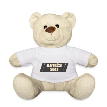 Aprés Ski Shirts für die Feier After Ski Party - Teddy - Weiß - Vorne