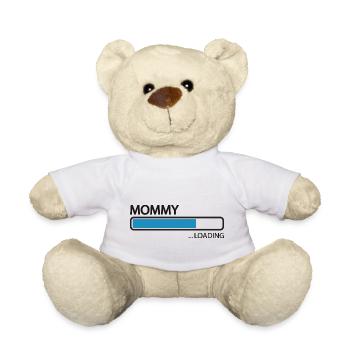 Pregnancy Baby shower Babyshower Boy Girl - Teddy Bear - white - Front