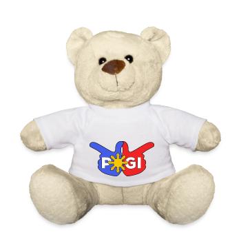 Philippines Filipino Pogi Vintage Sweet I Cadeau - Nounours - blanc - Devant