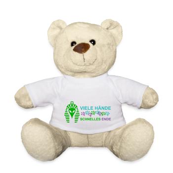 Viele Hände schnelles Ende - Teddy - Weiß - Vorne