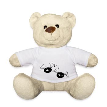Flying eyes - Teddy Bear - white - Front