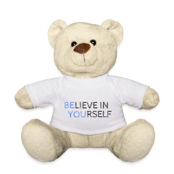 Glaube an dich selbst - Teddy - Weiß - Vorne