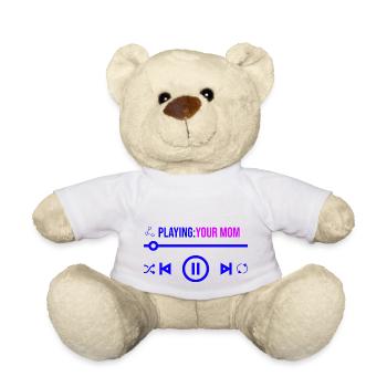 Jouer à sa mère - Nounours - blanc - Devant