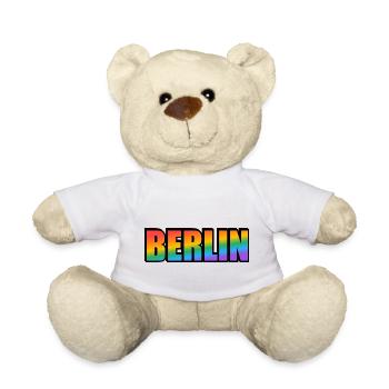 Schwules Berlin - Teddy - Weiß - Vorne