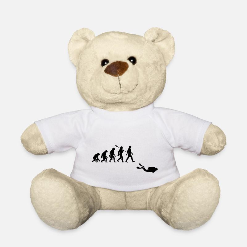 Evolution Tauchen Taucher - Teddy - Weiß