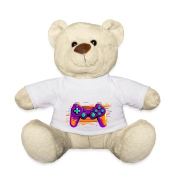 GAMEPAD - Teddy Bear - white - Front