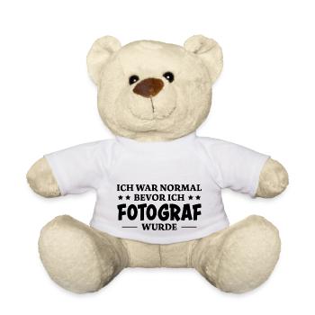 Fotograf Spruch Foto Lustiges Fotograf Geschenk - Teddy - Weiß - Vorne