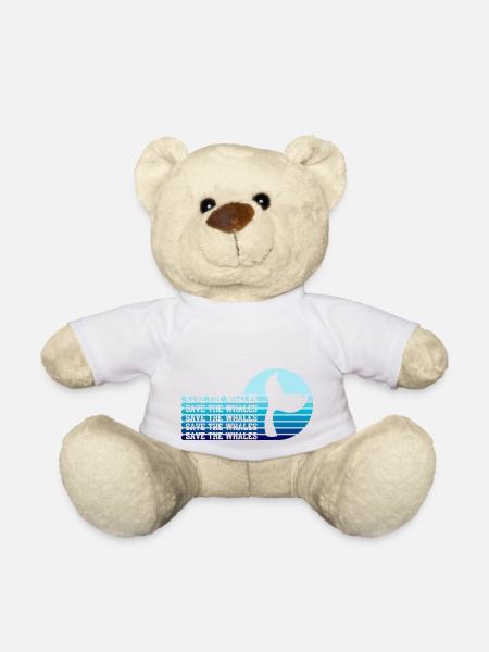 Save the whales - Nounours - blanc