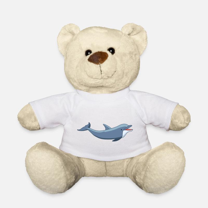 Meerestiere - Teddy - Weiß