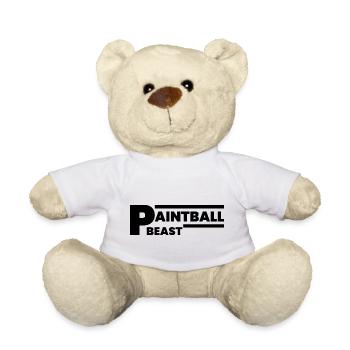Paintball Airsoft - Teddy - Weiß - Vorne