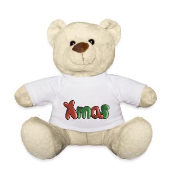 Xmas - Nounours - blanc - Devant