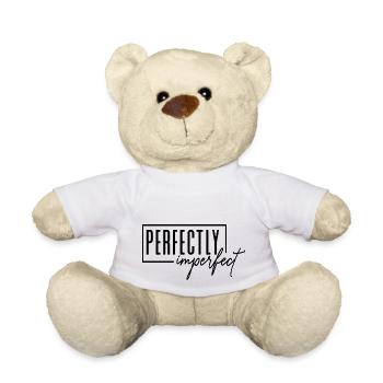 Perfectly Imperfect - Teddy Bear - white - Front