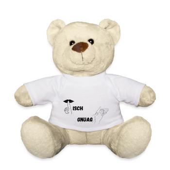 Schwäbisch - Nix gschwädzd isch gnuag globd - Teddy - Weiß - Vorne