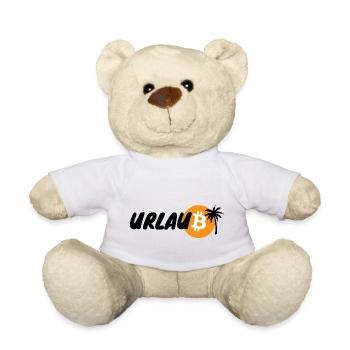 Vacances cryptographiques BTC Bitcoin 2 - Nounours - blanc - Devant