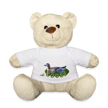Goose Chick Bird Goose - Teddy Bear - white - Front
